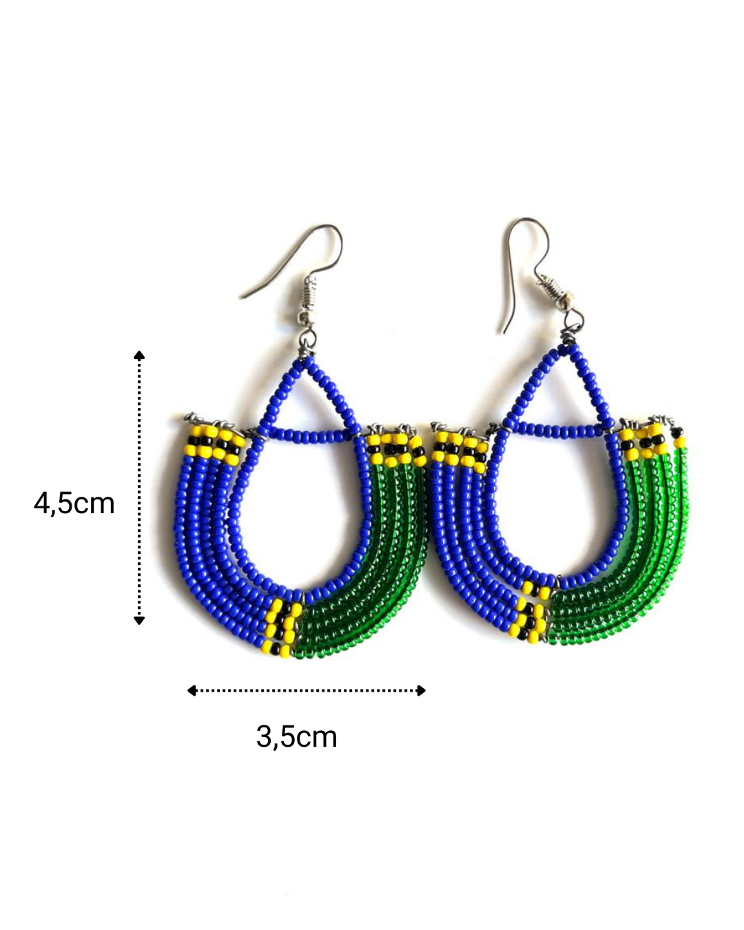 Brincos Maasai - Cesta - Brasil