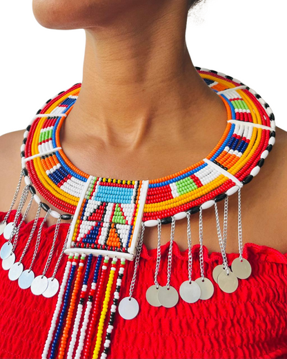 Pré-venda: Colar Tradicional Maasai