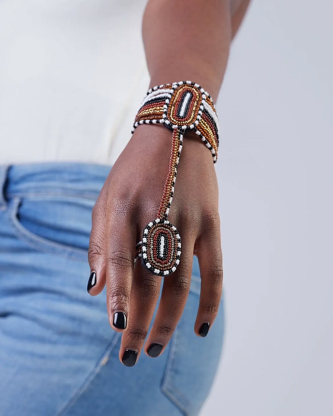 Ring Bracelet - Chocolate